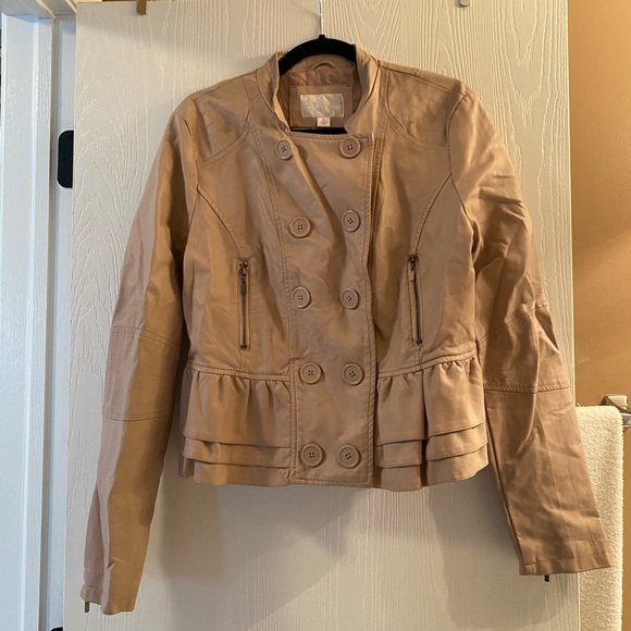 Blush pleather jacket - Picture 3 of 5